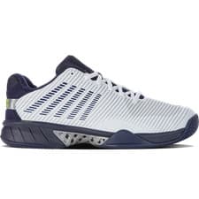 Image of K-Swiss Hypercourt Express 2 Men's Tennis Shoes - White/Peacoat/Silver
