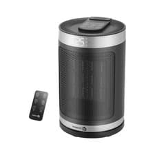 Image of HOMILEC Electric Space Fan Heater 1500W, Portable Ceramic PTC OSCILLATING GREY