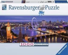 Image of Ravensburger 1000 Piece Jigsaw Puzzle : Panorama London at Night - New & Sealed