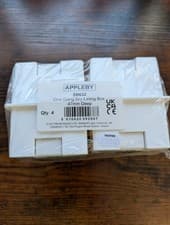 Image of Appleby SB632 1 Gang Dry Lining Box 47mm Deep Electrical Back Box (Pack of 4)