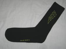 Image of DIESEL SKM-Ray Crew Socks Black Size 8.5 - 11