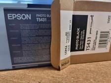 Image of Genuine Epson T5431 110ml Photo Black Ink Cartridge 4000 7600 9600