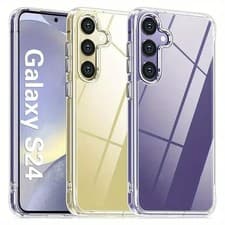 Image of Shock-Proof Survivor Clear Gel Case For Galaxy S25 Ultra,S23,S22,S21,A17,A16,A07