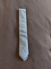 Image of HUGO BOSS LIGHT GREY, SILVER TIE,100% SILK ORYGINAL MADE IN ITALY,RPP 85!NEW !