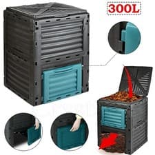 Image of 300L Garden Composter Bin Organic Waste Compost Converter Eco Friendly