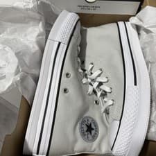 Image of Converse All Star CTAS Eva Lift HI Platform Grey Size 5UK Women's Kids A09818C