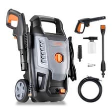 Image of VonHaus Pressure Washer 1600W Portable Power Washer for Patio Car Walls Fences &