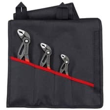Image of Knipex Set Of 3 Cobra Water Pump Pliers 125mm 180mm 250mm Self Locking 001955S8 