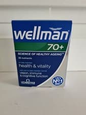 Image of Vitabiotics Wellman 70+ Health Vitality Vision & Immune Improvement 30 Tabs