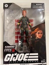 Image of GI Joe Classified Scarlett 6" figure (GI Joe Snake Eyes) #20 (No Crossbow)