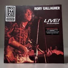 Image of Rory Gallagher Live In Europe Red Vinyl LP 2023 Remastered 50th Anni  NEW SEALED