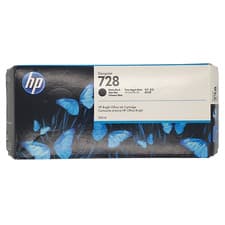 Image of HP 728 300ML Extra High Capacity Black Ink Cartridge F9J68A Original Designjet