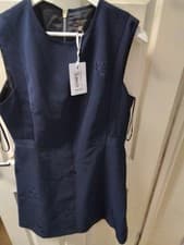 Image of Ted Baker Navy Embroidered Shift Dress Size 10 - Z#1012