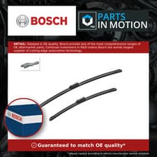 Image of 2x Wiper Blades (Pair) Flat Aero type A188S 3397007188 Bosch Aerotwin 600/450mm