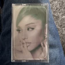 Image of Ariana Grande - Positions (Glittery Clear Cassette) NEW SEALED