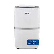 Image of GEEPAS 20L/Day Dehumidifier Mould Damp & Moisture Extraction Laundry Drying 48dB
