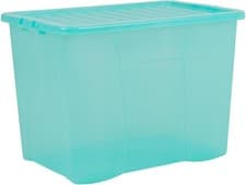 Image of Plastic Storage Box With Lid Wham Crystal Storage Container Box Stackable Boxes