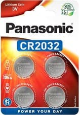 Image of CR2032 Panasonic Lithium 3V Coin Battery BR-DL2032-Car Key Toys Fob- Long Expiry