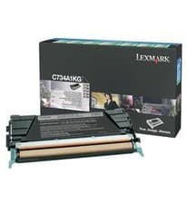 Image of Genuine Lexmark C734A1KG Black Toner Cartridge C734 C736 X738 Opened VAT Inc