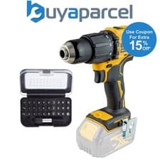 Image of Dewalt DCD709N 18v XR Li-Ion Brushless Compact Combi Hammer Drill + 32pc Acc Set