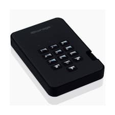 Image of iStorage diskAshur2 1TB Secure Encrypted SSD USB 3.2 256-bit Black