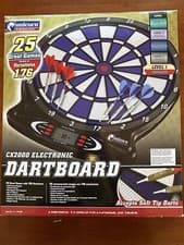 Image of Unicorn CX2000 Electronic LCD Soft Tip Dartboard 2 Set of Darts included