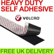 Image of VELCRO® HEAVY DUTY ULTRA-MATE® Self Adhesive Tape 50mm Stick On Hook Loop Strips