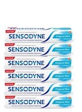 Image of 6x Sensodyne Original Mint Toothpaste 75ml Daily Care Sensitive Teeth