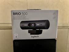 Image of LOGITECH BRIO 500 Full HD Webcam with HDR 1080P 30fps 720p - Graphite.