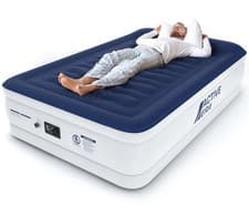 Image of Active Era® Luxury Double Air Bed with Built-In Electric Pump