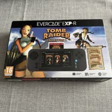 Image of Evercade EXP-R with Tomb Raider Collection 1 Handheld Gaming retro Console MINT