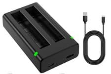 Image of Camera USB-C Fast Charger Battery Charger Hub For Insta 360 X4