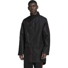 Image of MENS ADIDAS TIRO FOOTBALL TRAINING PARKA JACKET - SIZE MEDIUM - BLACK - H60013.