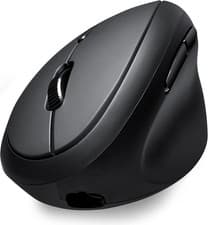 Image of Perixx PERIMICE-819B Bluetooth Portable Vertical Mouse - Wireless 3-in-1