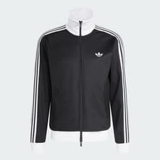 Image of adidas Originals Classic Men's Track Top in Black and White All Sizes