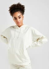 Image of Adidas Originals Womens Comfy Cord Hoodie In White Size UK 8. BNWT