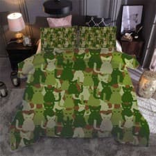 Image of Grinding little cat3D Print Duvet Quilt Doona Covers Pillow Case Bedding Sets