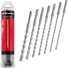 Image of Einhell 7 Piece 210mm SDS Plus 4 Cutter Drill Bit Set