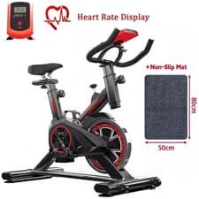 Image of Exercise Bike Heavy Duty Home Gym Bicycle Cycling Cardio Fitness Indoor Workout