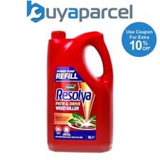 Image of Westland Resolva Path & Drive Weed Killer Power Pump Refill 5 Litres Weedkiller
