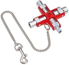 Image of Knipex 00 11 06 Universal Key for All Standard Cabinets and Shut-off Systems