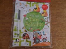 Image of Usborne 6 x Wipe-Clean Activity Books NEW Free P & P