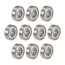 Image of 10pcs 6202ZZ Deep Groove Ball Bearing Z2 15x35x11mm Double Shielded Chrome Steel