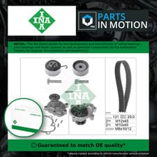 Image of Timing Belt & Water Pump Kit 530033830 INA Set 1334268 55597241 55597414 Quality