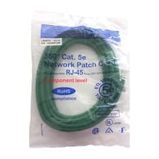 Image of Network Patch Cord CAT.5E 4m H004MPLGN RJ-45 Plugs Ethernet Cable Green 350+ New