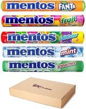 Image of MENTOS ROLLS CHEWY DRAGEES SWEETS CANDY ASSORTED FLAVOURS 5/8/24
