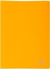 Image of Exacompta A4 Soft Cover 20 Pockets Display Book Anti-Glare Presentation Yellow