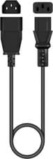 Image of 3 Pin IEC Line Plug to IEC Line 2M Lead Socket Extension Lead 10A