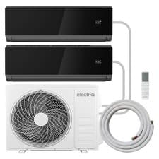 Image of electriQ iQool Multi-Split 2 x 12000 BTU Smart Wall Mounted Spl iQool-2MS12K12KB
