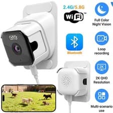 Image of Window Camera 3MP 2K Indoor/Outdoor Camera for Home Security Looking Outside UK